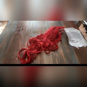 Vibrant Red Women's Wig